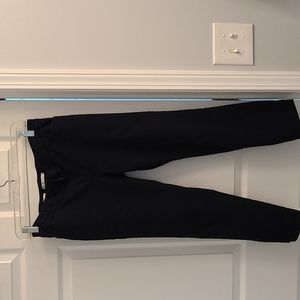 Navy slim fit ankle pants